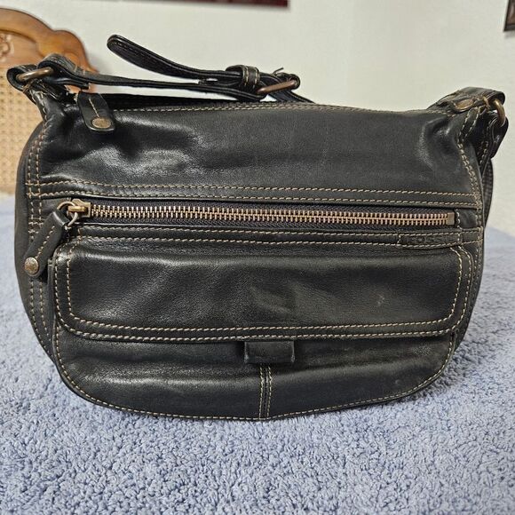 Fossil leather hobo bag - Picture 1 of 10